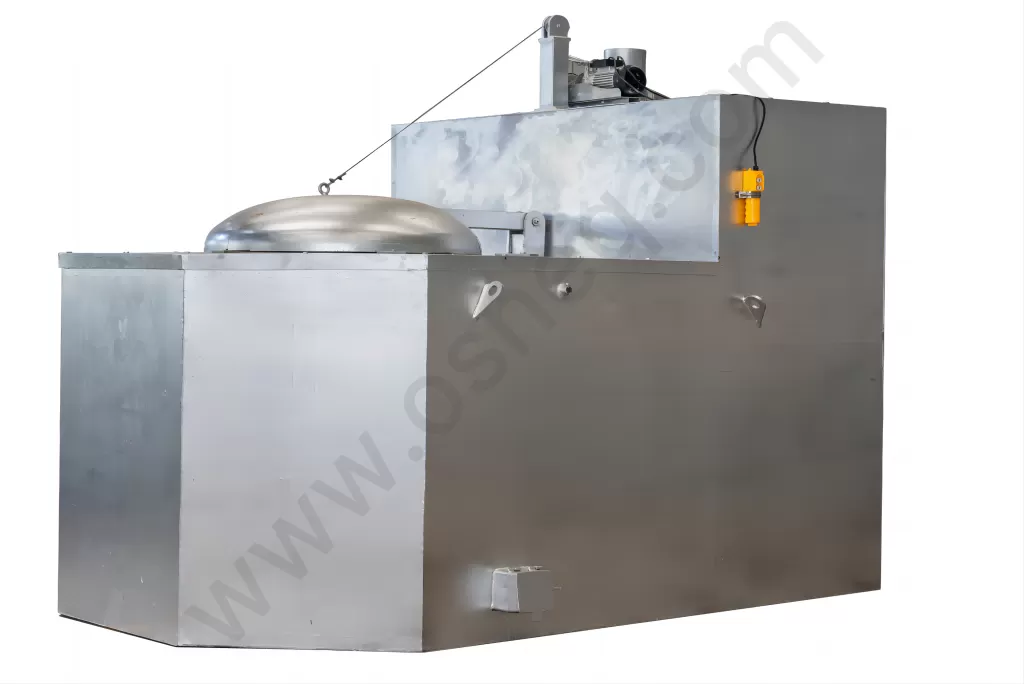 Energy-saving natural gas aluminum melting furnace